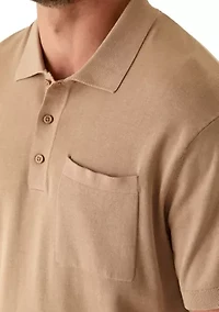 Men's Knit Classic Polo Shirt
