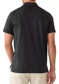 Men's Short Sleeve Knit Polo Shirt
