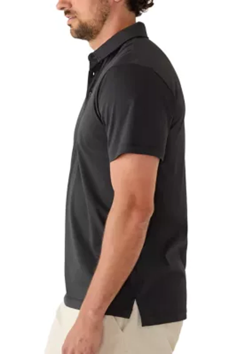 Men's Short Sleeve Knit Polo Shirt