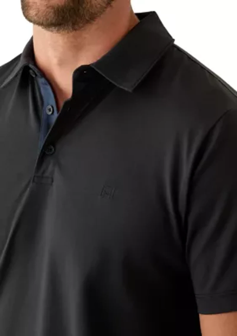 Men's Short Sleeve Knit Polo Shirt