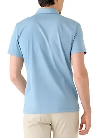 Men's Short Sleeve Knit Polo Shirt