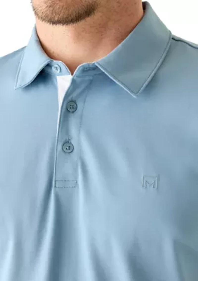 Men's Short Sleeve Knit Polo Shirt