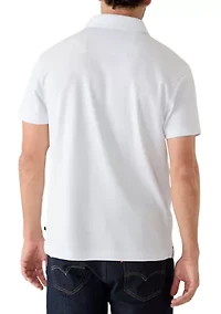Men's Double Pocket Knit Button Down Shirt