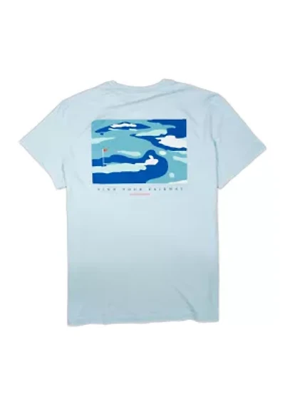 Short Sleeve Find Your Fairway Pocketed Graphic T-Shirt