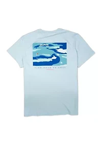 Short Sleeve Find Your Fairway Pocketed Graphic T-Shirt