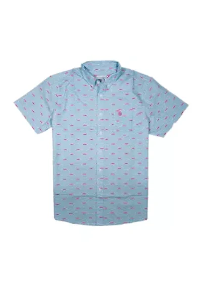 Men's Retro Wave Cocktail Shirt