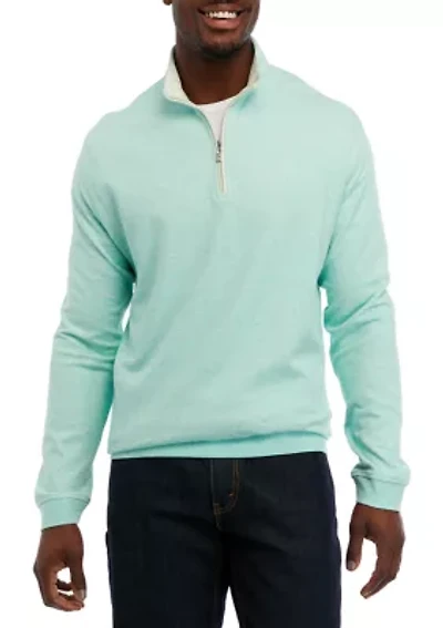 Canal Long Sleeve 1/4 Zip Sweater