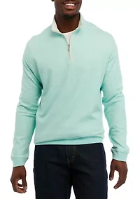 Canal Long Sleeve 1/4 Zip Sweater