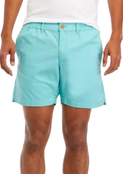 PC Canvas Elastic Waist Shorts