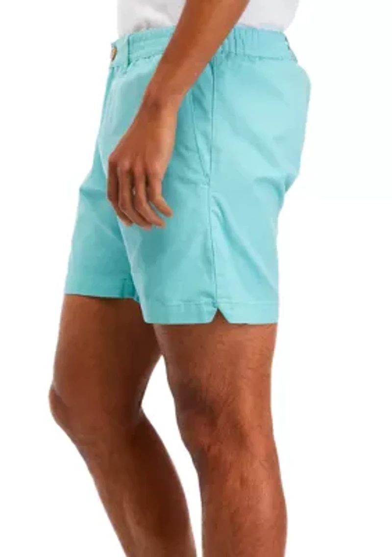 PC Canvas Elastic Waist Shorts