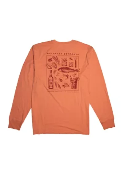 Long Sleeve Screen Graphic T-Shirt