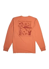 Long Sleeve Screen Graphic T-Shirt