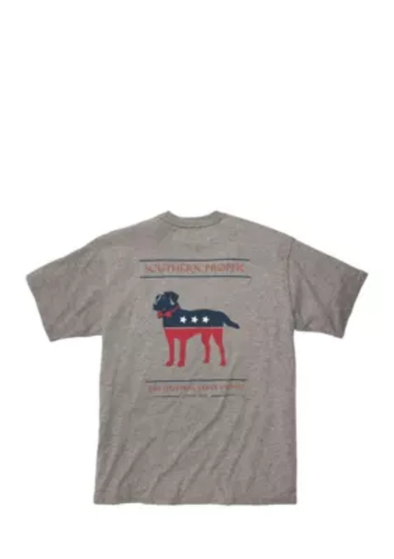 Short Sleeve Party Animal Graphic T-Shirt