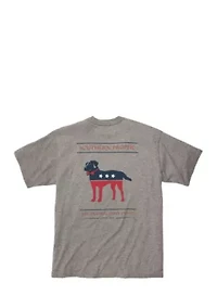 Short Sleeve Party Animal Graphic T-Shirt