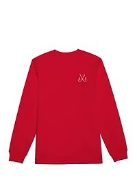 Big & Tall Casual Long Sleeve Graphic T-Shirt