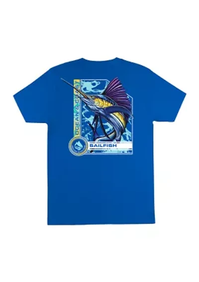 Big & Tall Short Sleeve Ahoy Graphic T-Shirt