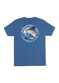 Big & Tall Short Sleeve Marlin Graphic T-Shirt