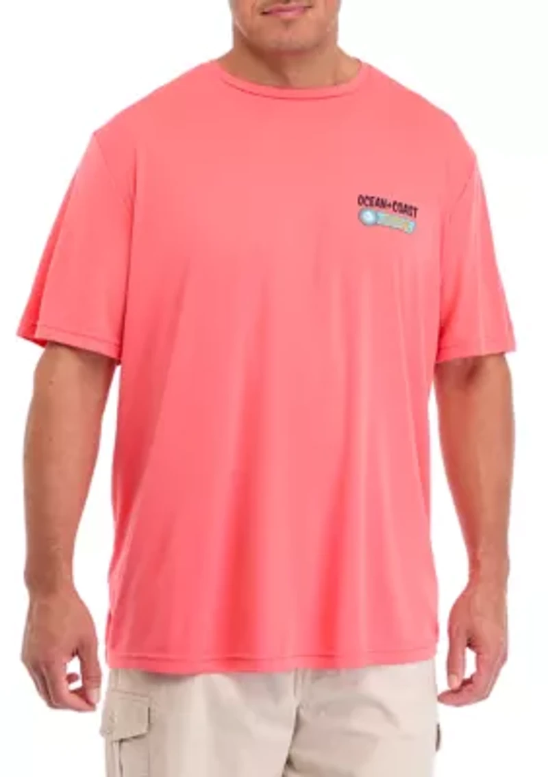 Big & Tall Short Sleeve Collectible Marlin Graphic T-Shirt
