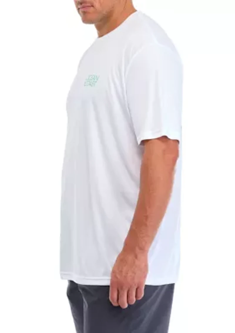 Big & Tall Short Sleeve Swimmer Yellowfin Tuna Graphic T-Shirt