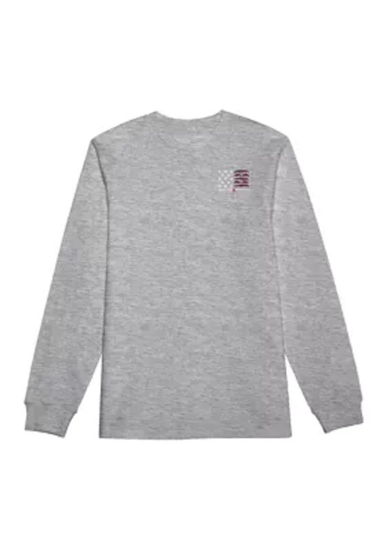 Long Sleeve Bobbers Graphic T-Shirt