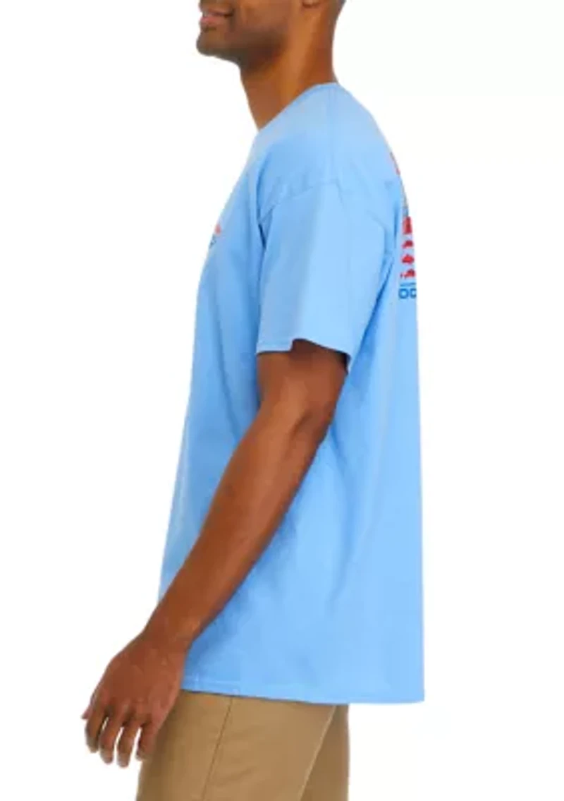 Georgia Flag Graphic T-Shirt