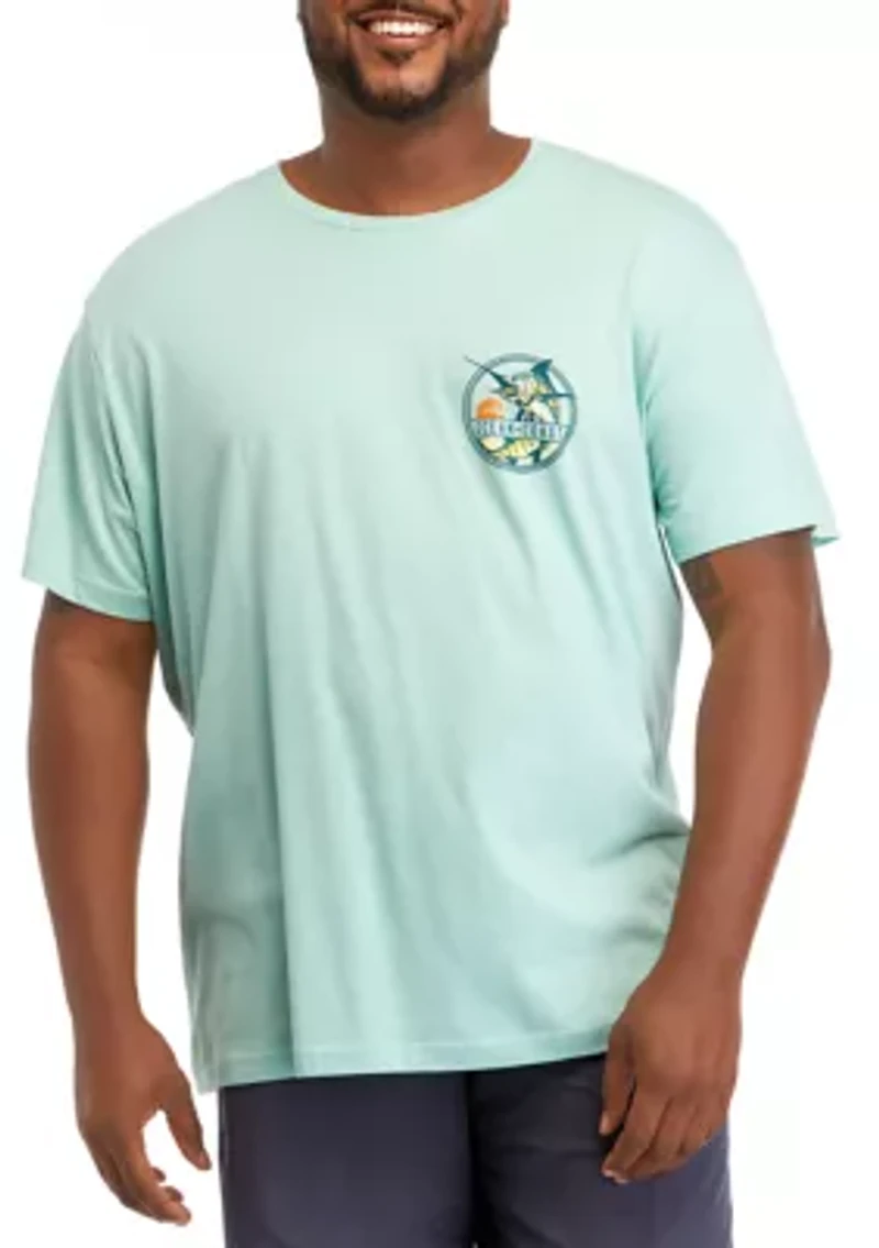Big & Tall Tropico Marlin Graphic T-Shirt