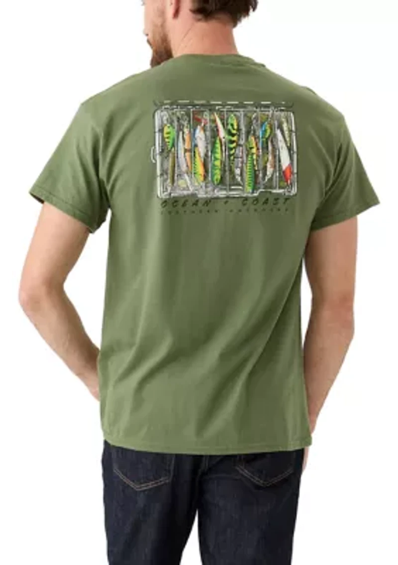 Short Sleeve Tackle Box Graphic T-Shirt