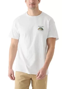 Short Sleeve Camp Scene Graphic T-Shirt