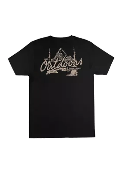 Short Sleeve Great Outdoors Graphic T-Shirt