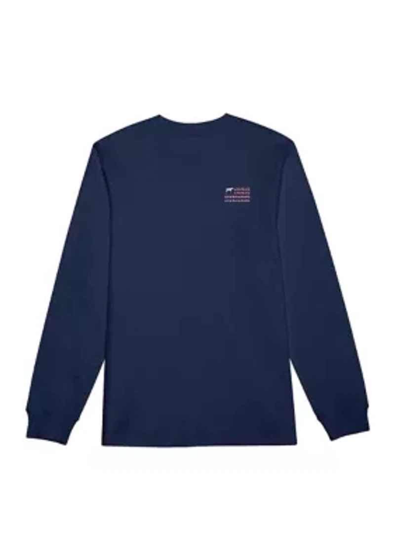 Hunting Flag Long Sleeve Graphic T-Shirt