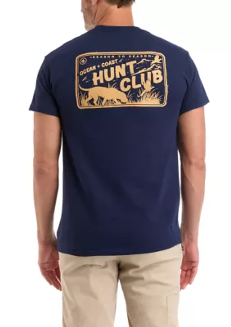 Short Sleeve Hunt Club Graphic T-Shirt