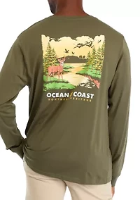 Geneca Long Sleeve Graphic T-Shirt