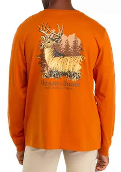 Bucky Long Sleeve Graphic T-Shirt