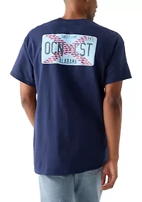 License Plate Logo Graphic T-Shirt