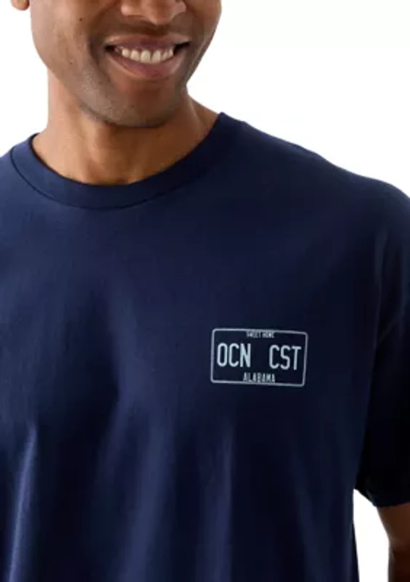 License Plate Logo Graphic T-Shirt