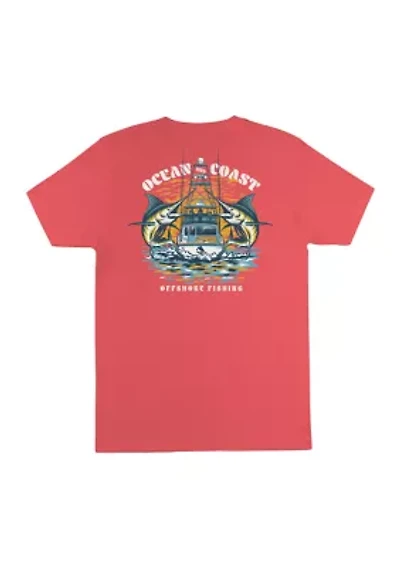Voyage Graphic Knit T-Shirt