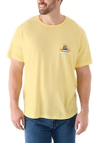 Big & Tall Short Sleeve Fish Graphic T-Shirt