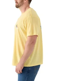 Big & Tall Short Sleeve Fish Graphic T-Shirt