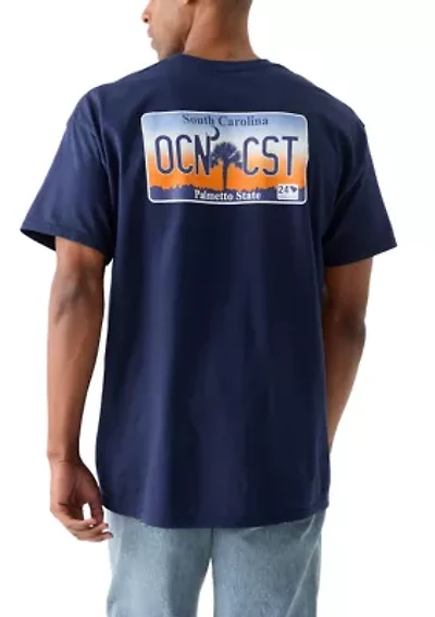 License Plate Logo Graphic T-Shirt