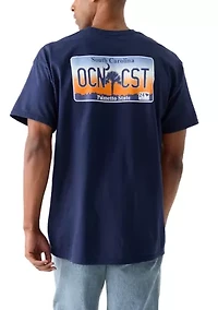 License Plate Logo Graphic T-Shirt