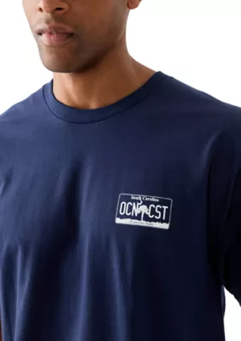 License Plate Logo Graphic T-Shirt