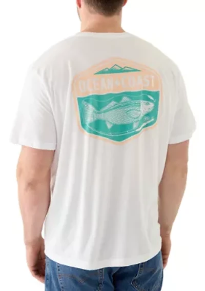 Big & Tall Fish Graphic T-Shirt