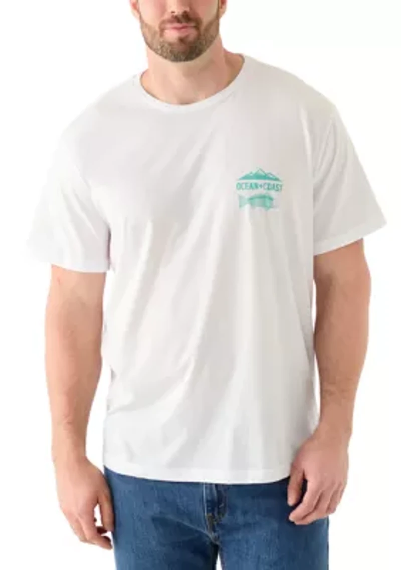 Big & Tall Fish Graphic T-Shirt