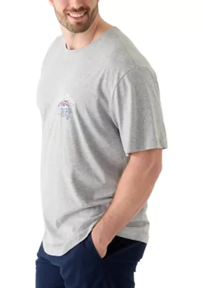 Big & Tall Short Sleeve Sporty Graphic T-Shirt