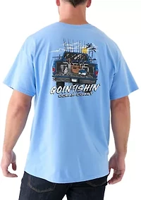 Short Sleeve Goin' Fishin' Graphic T-Shirt