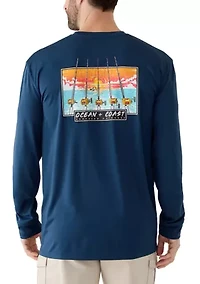 Men's Flinching Long Sleeve Graphic Shirt