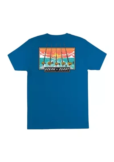 Short Sleeve Poles Graphic T-Shirt