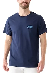 Fish Flag Graphic T-Shirt