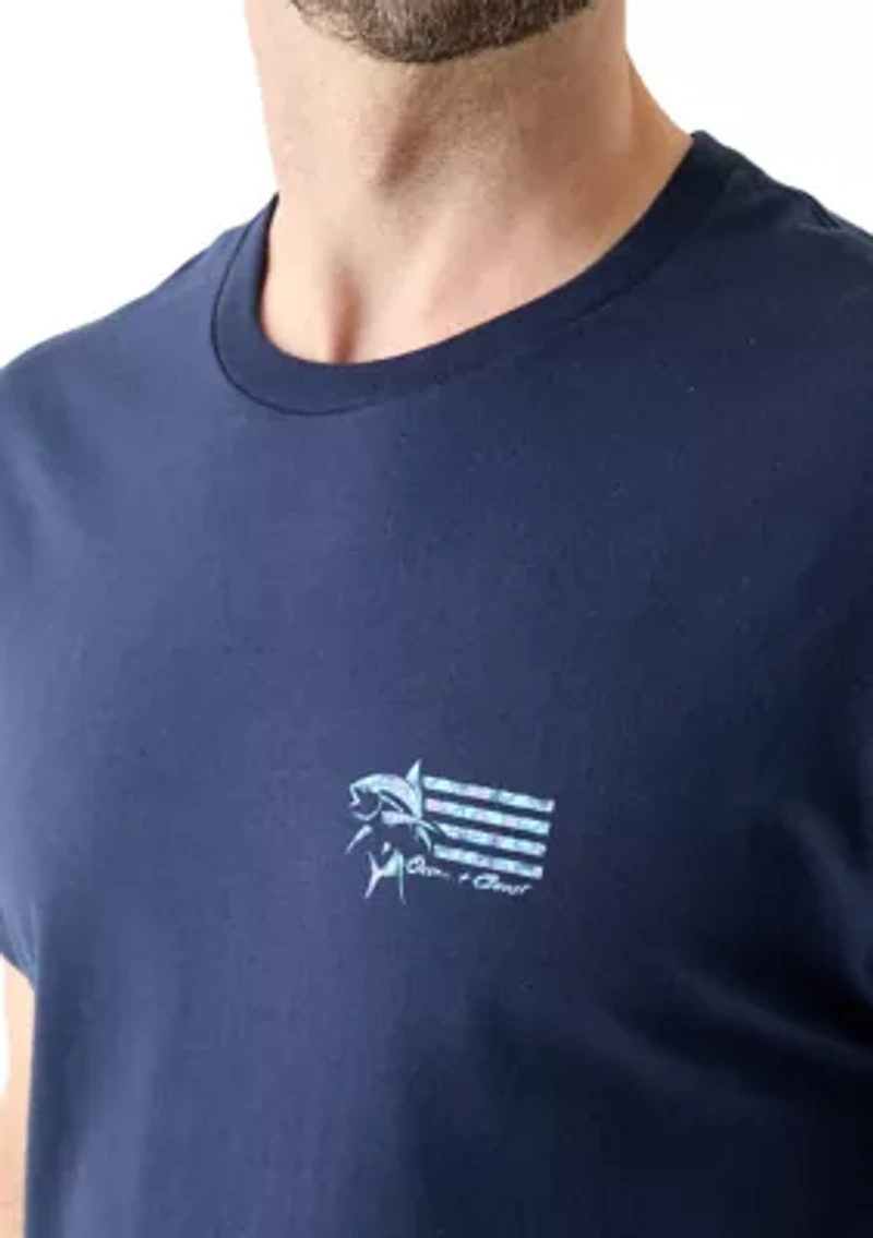 Fish Flag Graphic T-Shirt