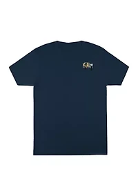 Big & Tall Short Sleeve Fishing Pole Graphic T-Shirt